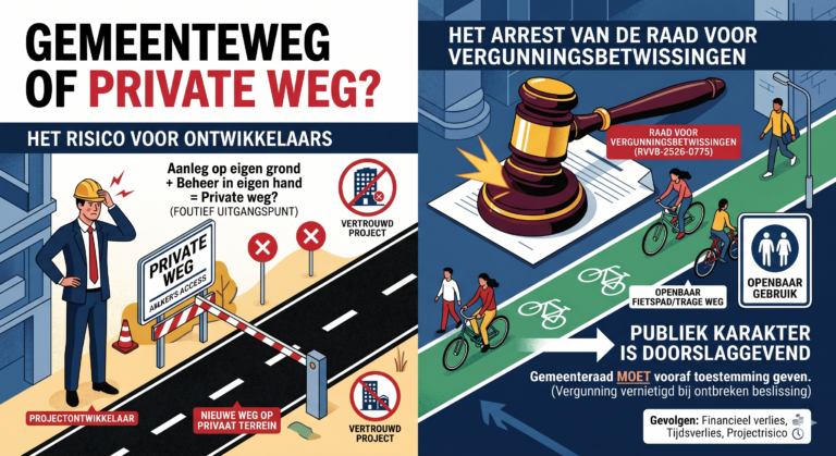 Gemeenteweg of private weg